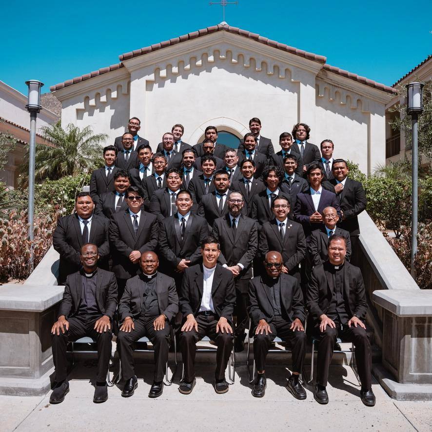 Seminarians gathered at Serra House of Formation
